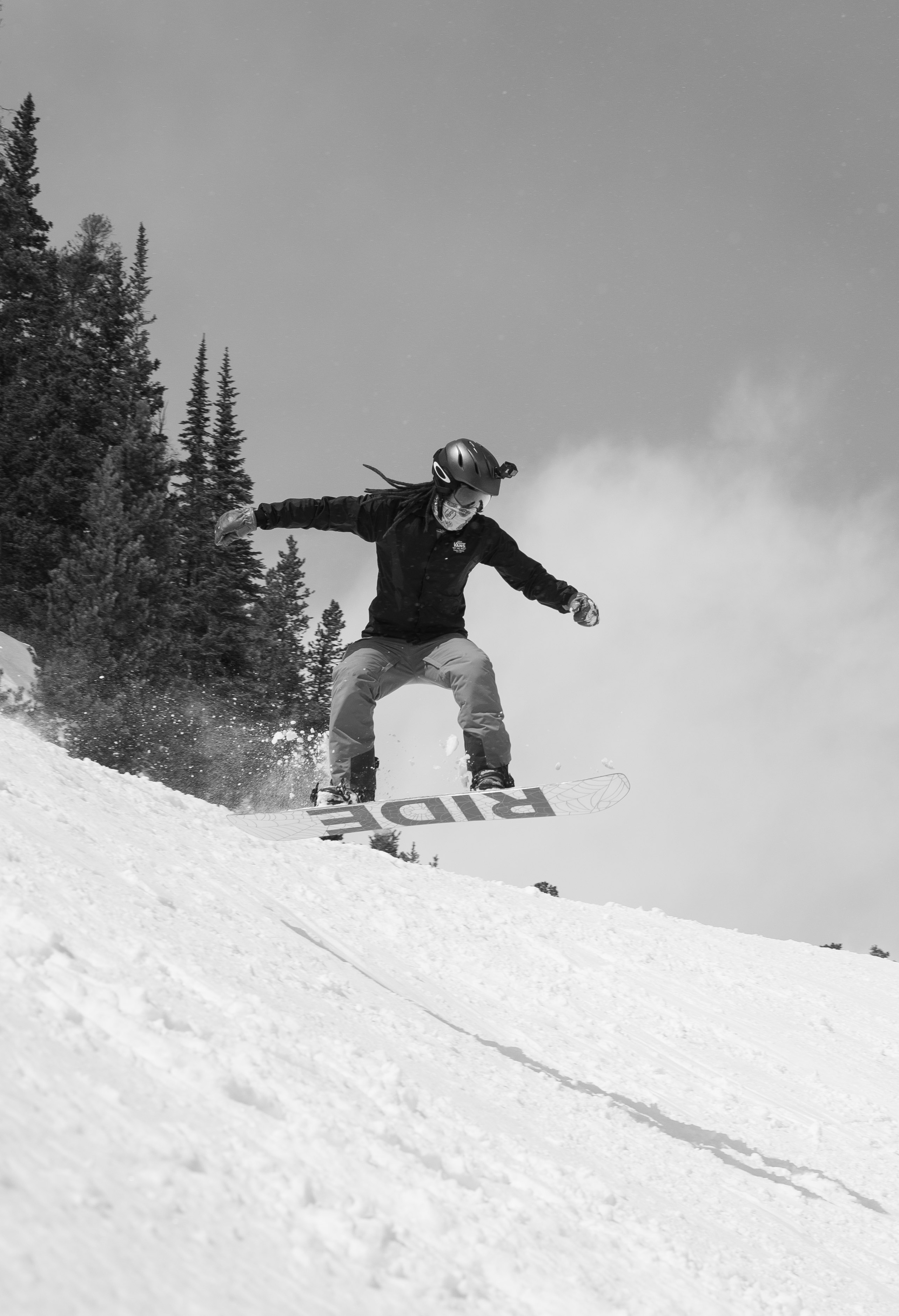 snowboarding